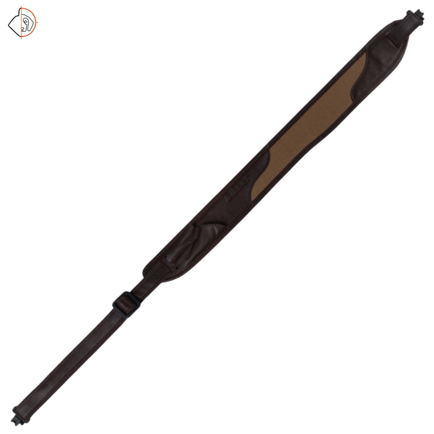 Sangle carabine BLASER Canvas & cuir marron