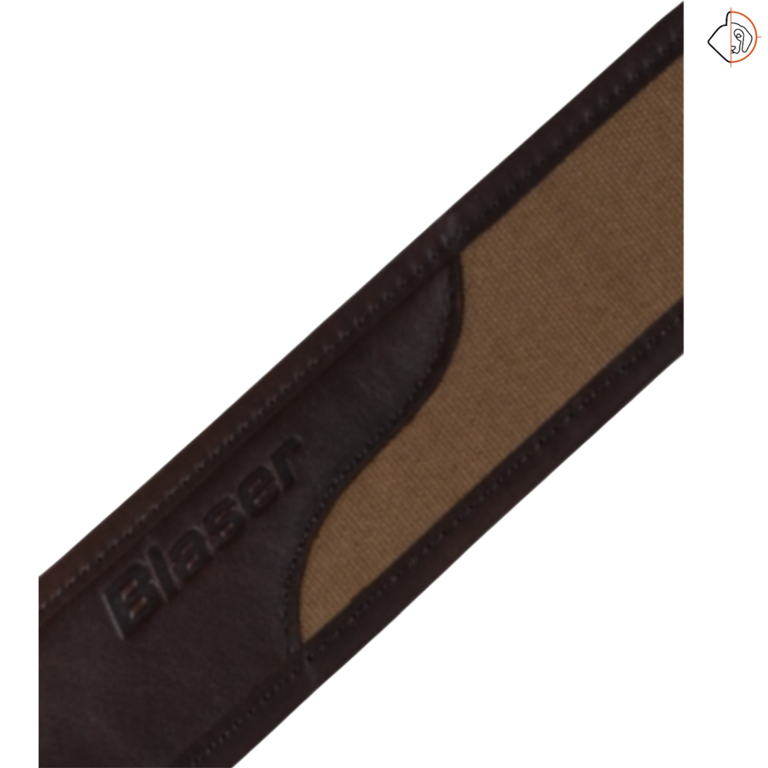 Sangle carabine BLASER Canvas & cuir marron – Image 3